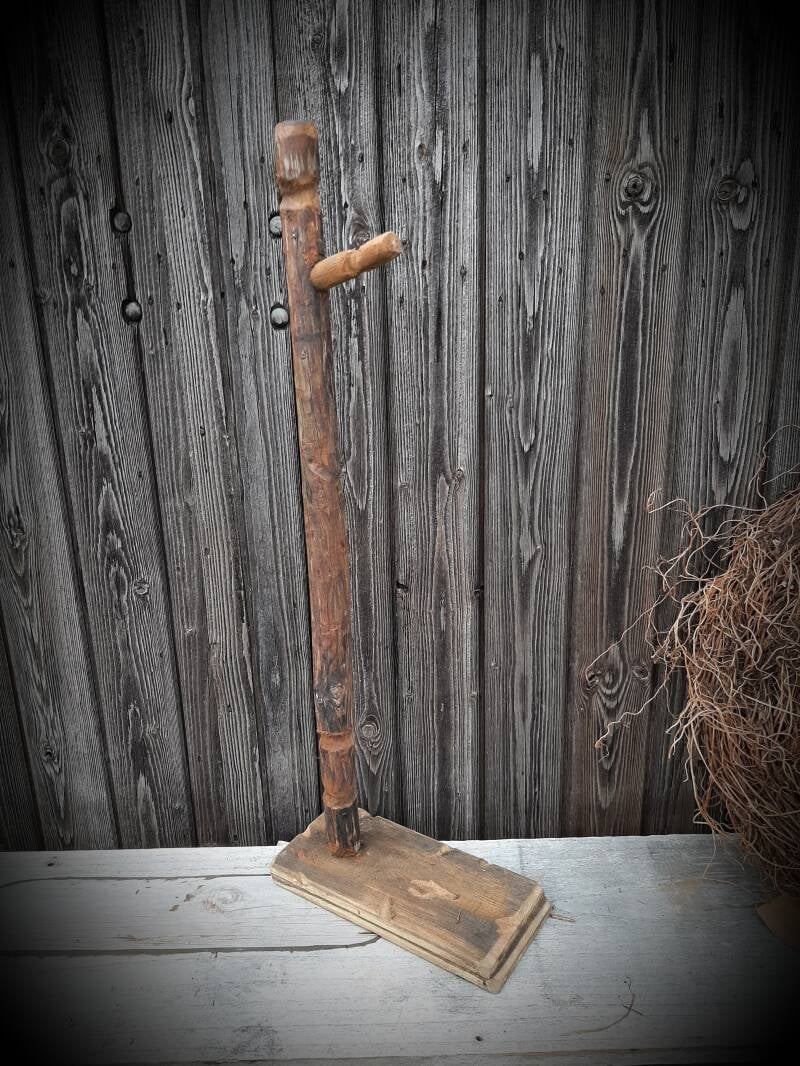 Toefhouder van hout