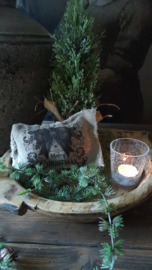 Shabby scented pillow
