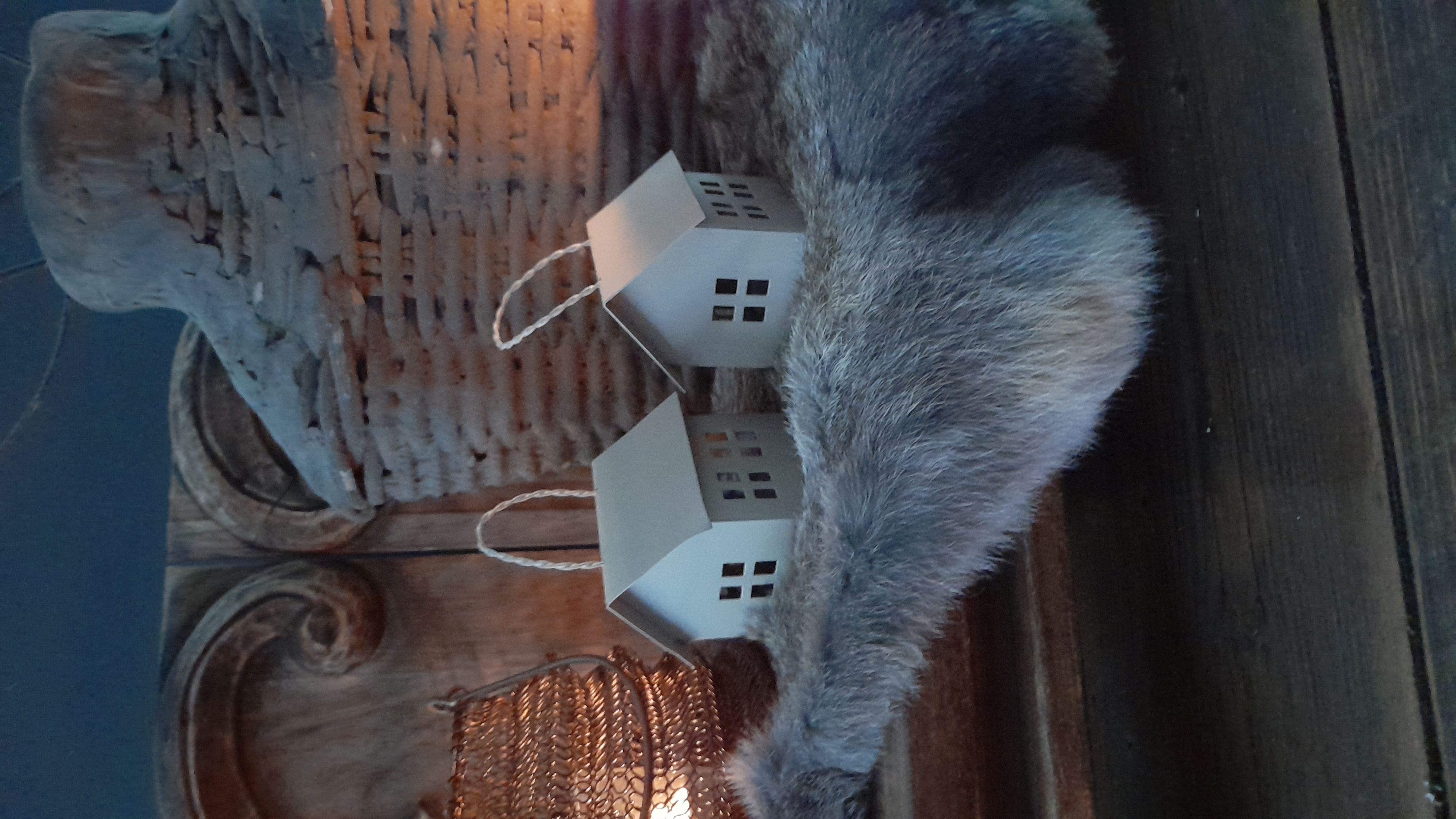 Vogelhuisje hanger zand