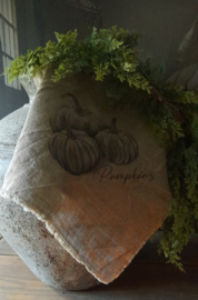 shabby cloth pumpkin