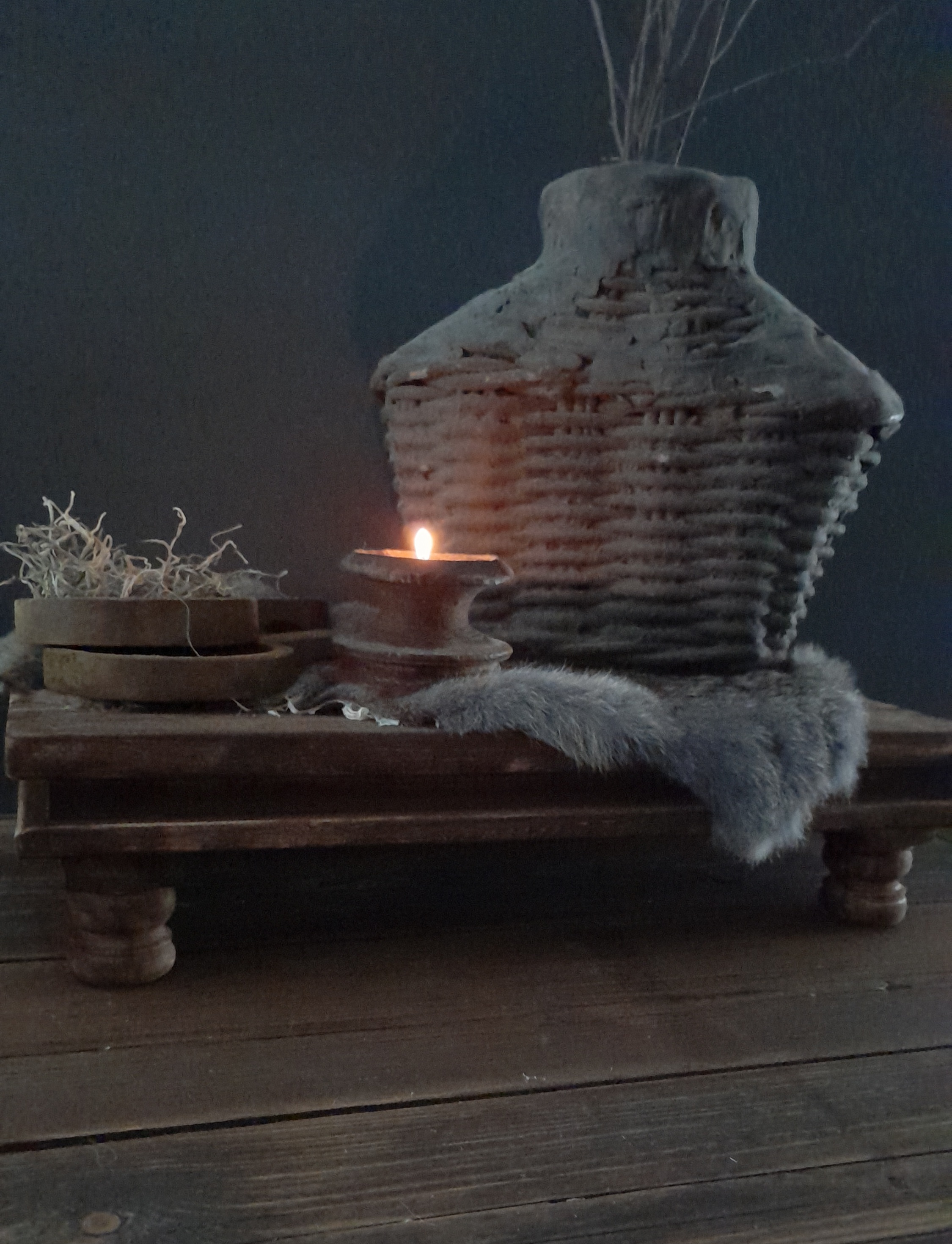 Wooden plateau