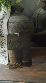 Sign with bucket