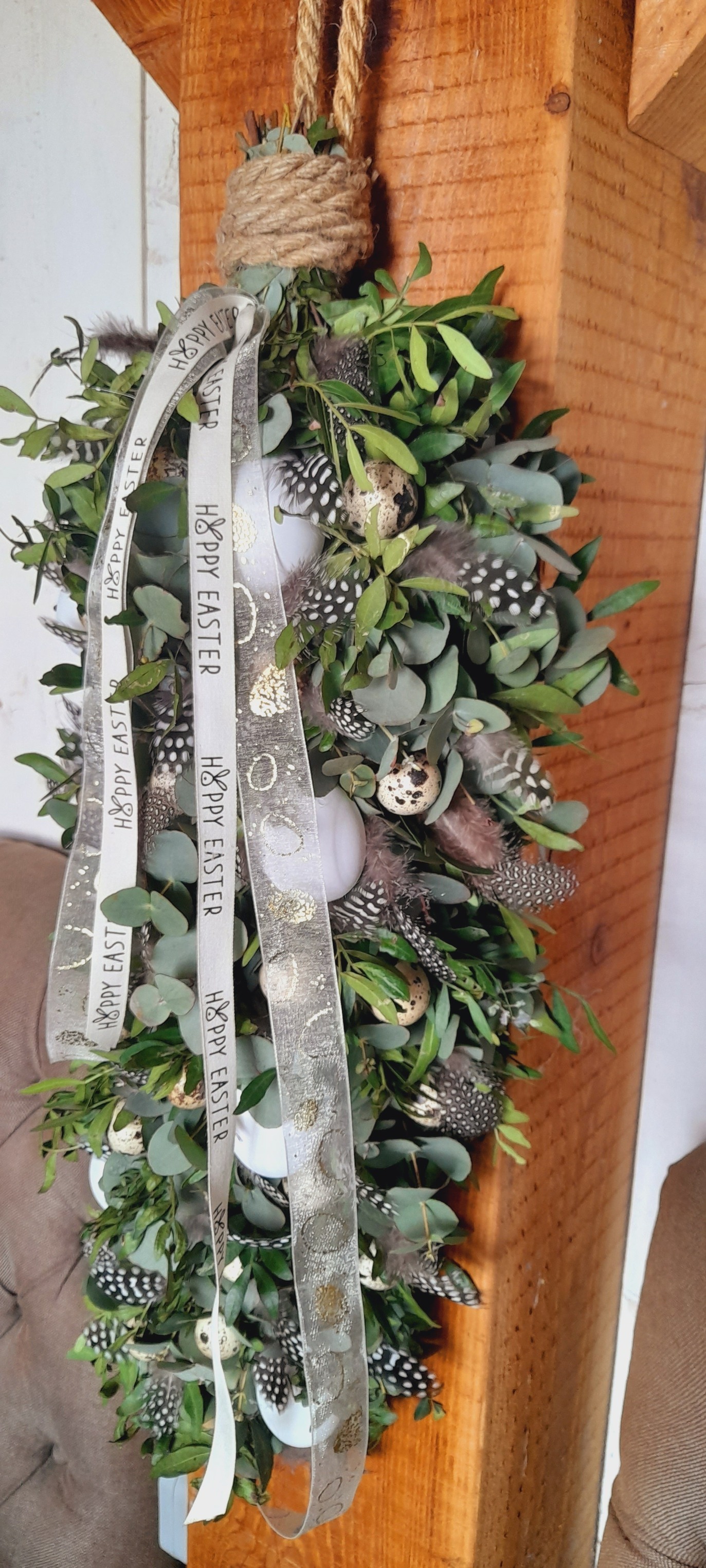 Handgemaakte paasdecoratie