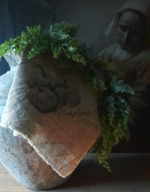 shabby cloth pumpkin