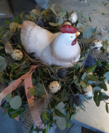 Kip op het nest