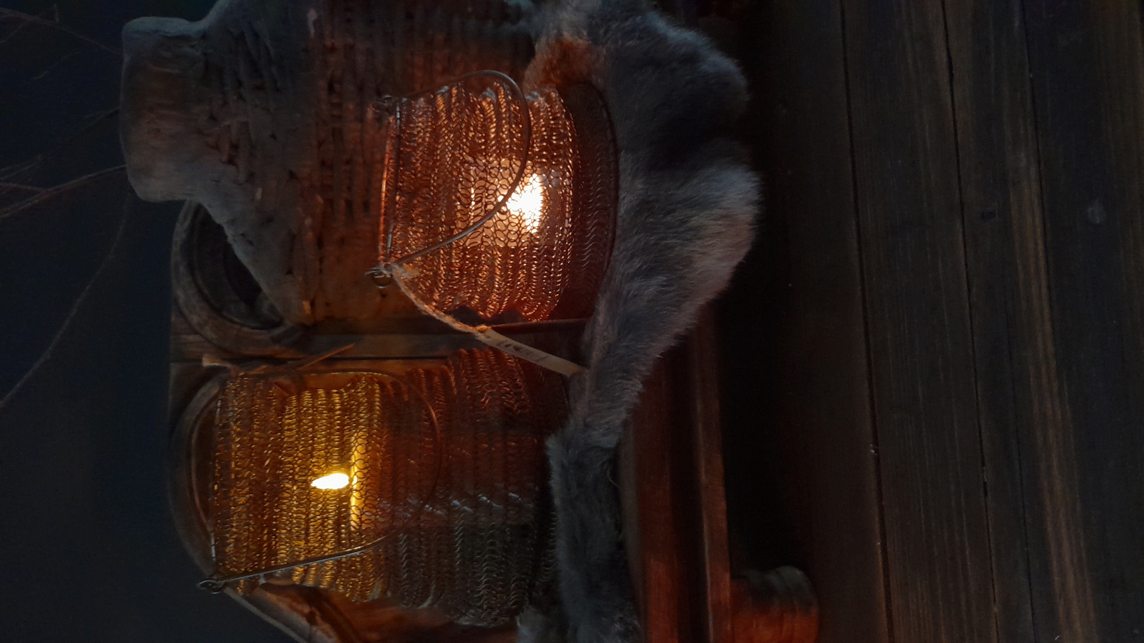 Lantern antique colour large