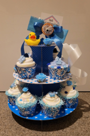 babyshower muffintaart