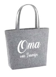 De Luxe Vilten tas | Oma van...