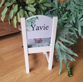 Yavie - Geboortestoeltje van het geboortekaartje
