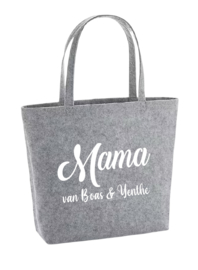 De Luxe Vilten tas | Mama van...