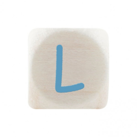 Letterkraal L Blauw