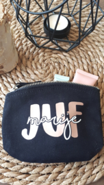 Make-up tasje of kleine etui voor de juf | Bedankje einde schooljaar