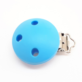 Speenclip Silicone Sky Blauw