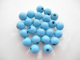 Speenkoord Kralen Baby Blauw 8mm