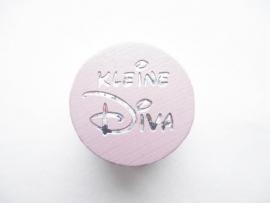 Speenkoord Kraal Kleine Diva Pastel Roze 20mm