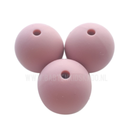 Siliconen Kraal Blush 19 mm