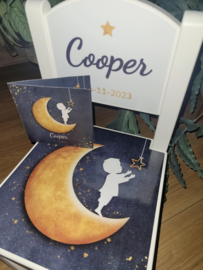 Cooper - Geboortestoeltje van het geboortekaartje