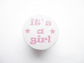 It's a Girl Roze 20mm