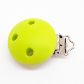 Speenclip Silicone Lime Groen