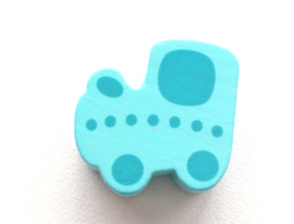 Locomotief Turquoise 22x20 mm