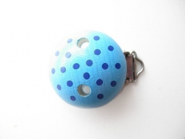 Speenclip Stippen Blauw