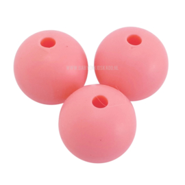 Silicone Kraal Salmon Roze 15mm | voor het maken van een speenketting