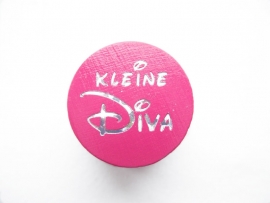 Speenkoord Kraal Kleine Diva Donker Roze 20mm