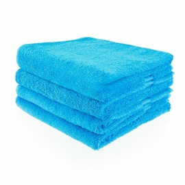 Handdoek met naam Aqua Blauw 50x100