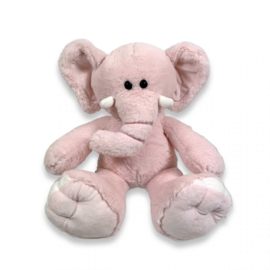 Knuffel Olifant Licht Roze 45cm