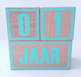 Mijlpaalblokken Mint Groen