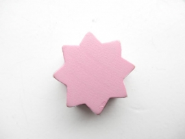 Ster groot Licht Roze 22x22mm