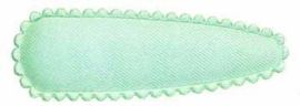 Compleet Haarspeldje (Hoesje+KlikKlak)  Mint groen 5cm