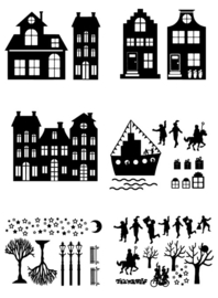 Sinterklaas Stickerset Combi 2 | Set B, C, E, F, G, H