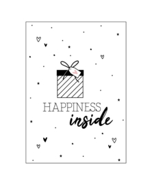Ansichtkaart 'Happiness Inside'