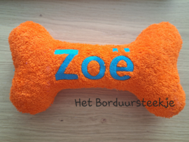 Botje van Badstof met borduring of naam