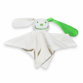 Tutpopje met gekleurd oor Groen*