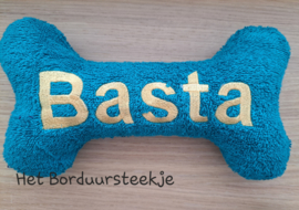 Botje van Badstof met borduring of naam