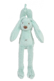 Muziek knuffel Rabbit Richie Lagoon/mint 28 cm