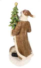 Kerstman met vos (Meander)
