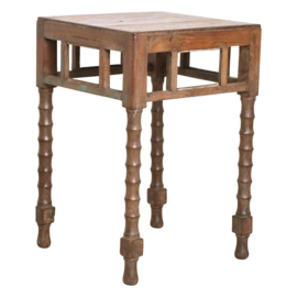 Bijzettafel / plantentafel teak 45*45*68 cm