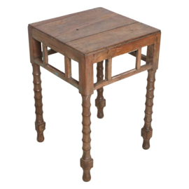 Bijzettafel / plantentafel teak 45*45*68 cm