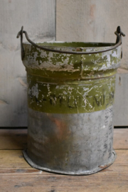 Iron bucket bomb groen Varios ø19,5*23 cm