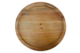 Bijzettafel teak/metaal (By Mooss)