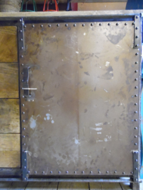 Industriële ladekast met schuifdeur 121,5*45*91 cm