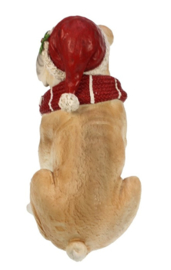 Mopshond met kerstmuts (Meander)