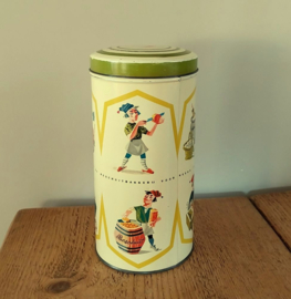 Vintage retro  beschuitblik Hille ø10,7*21,5 cm