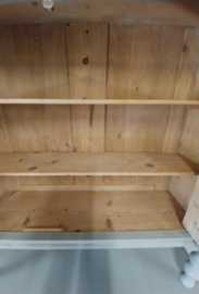 Oude buffetkast groengrijs  113,5*48*194,5 cm