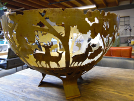 Vuurschaal lasercut roest Esschert Design