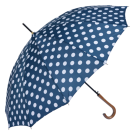 Paraplu blauw met witte stip Juleeze ø102 cm