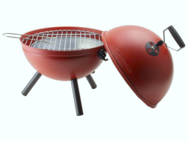 Bbq bolvorm rood grillin & chillin.